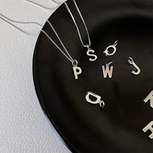 Load image into Gallery viewer, Initial Custom Letter Necklace 14/15/16 inches with Extender Surgical Steel