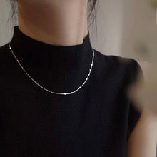 Load image into Gallery viewer, Korean Dainty Sparkle Chain Necklace Surgical Stainless Steel 16-18 inches