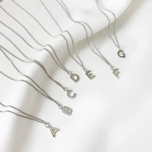 Load image into Gallery viewer, Initial Custom Letter Necklace 14/15/16 inches with Extender Surgical Steel