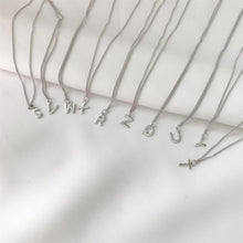 Load image into Gallery viewer, Initial Custom Letter Necklace 14/15/16 inches with Extender Surgical Steel