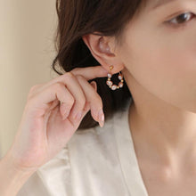 Load image into Gallery viewer, 18K Gold Plated 4mm Purple Pearls Baroque Earrings