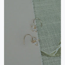 Load image into Gallery viewer, This description highlights the size, material, and design features of the earrings, emphasizing their elegance and versatility.