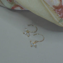 Load image into Gallery viewer, This description highlights the size, material, and design features of the earrings, emphasizing their elegance and versatility.