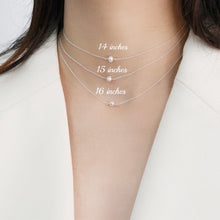将图片加载到图库查看器,Spring Ring S925 AAA 4mm small freshwater pearls cable chain necklace 14,15,16 inches + 1 inch extender