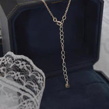 Load image into Gallery viewer, S925 Burmese Small 8mm Natural Dark Green/White Jade Jadeite Necklace ~15.5-17 inches