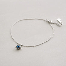 Load image into Gallery viewer, Wrist Bracelet 6mm Cubic Zirconia Star Charm 6/7/8 inches with Extender