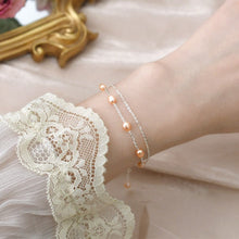 Load image into Gallery viewer, S925 4-5mm Natural Oval Pearl Bracelet 6/7/8 inches with Extender Wedding Gif For Her