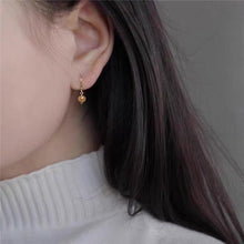 이미지를 갤러리 뷰어에 로드 , 베스트 셀러 1 쌍 18K 금 도금/실버/서지컬 스틸/S925 한국어 4mm 담수 단추 진주 작은 매달려 저자극성 귀걸이