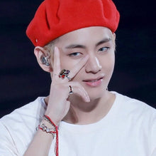 Load image into Gallery viewer, BTS Style Korean K-pop Gothic Punk Solid Surgical Stainless Steel Double Circle Ring 10mm Bracelet, available in 6, 7, and 8 inches.