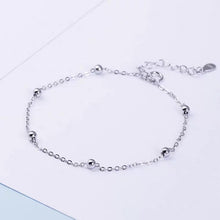 Load image into Gallery viewer, Silver/Surgical Steel Korean BTS Style Kpop Mini Beaded Chain Link Bracelet