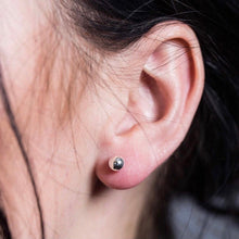 将图片加载到图库查看器,4mm Solid Surgical Steel Hypoallergenic Ball Post Earrings Stud Small 14-15mm Short Post Sleeper Stud