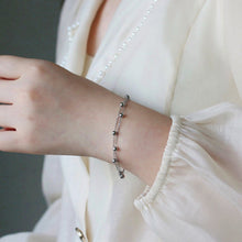 Load image into Gallery viewer, Surgical Steel Double 3mm Bead Cable Chain Bracelet 6/7/8 Inches with Extender Lobster Claw