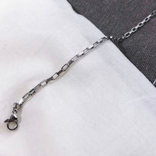 Load image into Gallery viewer, A dainty chain link bracelet with 4x2mm links, available in 6, 7, and 8 inches with an extender, offering a delicate and minimalist style.