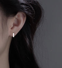 이미지를 갤러리 뷰어에 로드 , 9mm Solid Surgical Steel Hypoallergenic Bar Post Earrings Studs with Small 15mm Short Post Sleeper Studs, Simple and Stylish Jewelry
