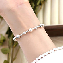 Load image into Gallery viewer, 316 Stainless Steel 4mm- 6mm Elastic Stack Bracelet Round Beads
