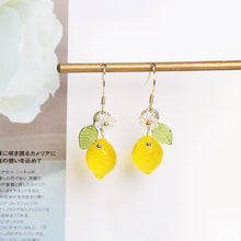 Load image into Gallery viewer, 18K Gold Plated S925 Lemon Earrings
