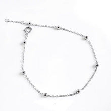 Load image into Gallery viewer, Silver/Surgical Steel Korean BTS Style Kpop Mini Beaded Chain Link Bracelet
