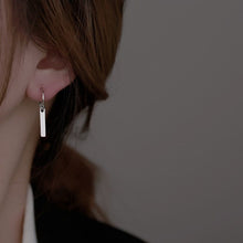 Load image into Gallery viewer, Minimalist 2cm Solid Surgical Stainless Steel Bar Hoop Earrings Hypoallergenic Jewelry
