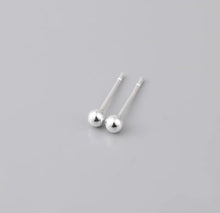 Load image into Gallery viewer, S925 Sterling Silver 3/4/5/6mm Studs Earrings
