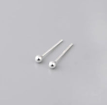 Load image into Gallery viewer, S925 Sterling Silver 3/4/5/6mm Studs Earrings
