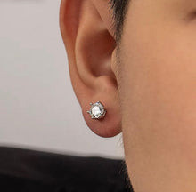 Load image into Gallery viewer, S925 Silver Screw Back Cubic Zirconia 4/5/6/7mm Earrings Stud
