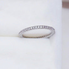 Load image into Gallery viewer, S925 Love Infinity Full Encircle  Moissanite VVS D Color Band Ring
