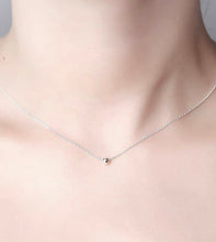 이미지를 갤러리 뷰어에 로드 , S925 단일 4mm 이동 비드 케이블 체인 목걸이 16-18 인치 스프링 링
