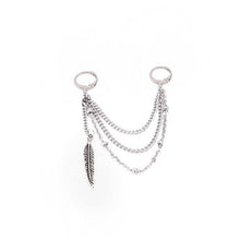 Load image into Gallery viewer, Steel Korean BTS style 3 layers 6-6.5cm Hoop Earrings
