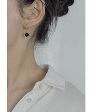 이미지를 갤러리 뷰어에 로드 , 골드 스틸 4mm AAA면 처리 된 정품 천연 전기석 보석 비즈 블랙/핑크 와이어 래핑 된 니켈 프리 스틸 귀걸이
