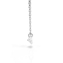 Load image into Gallery viewer, S925 5mm AAAA Mini Small Cubic Zirconia 1mm Cable Chain Dainty Necklace 16-18 Inches
