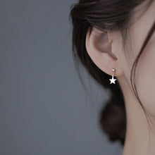 Load image into Gallery viewer, Minimalist Solid Surgical Steel Stud Korean Fashion Style 10mm Star Charm Stars &amp; celestial Earrings Hypoallergenic
