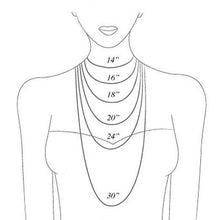이미지를 갤러리 뷰어에 로드 , 써지컬 스틸 커피빈 목걸이 15/16/17/18/19/20인치 스프링 링
