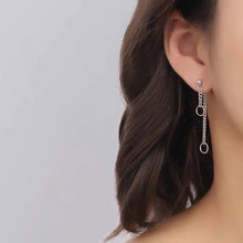 Load image into Gallery viewer, Korean Fashion Kpop Style Punk 6mm Small Circle Ring Earring 5cm
