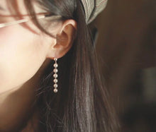 이미지를 갤러리 뷰어에 로드 , 한국 패션 스타일 우아한 5mm 크리스탈 진주 귀걸이 스터드

