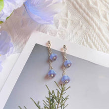 Load image into Gallery viewer, Korean Fashion Steel Silver raspberry Bell Flower 4cm Earrings
