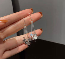 Load image into Gallery viewer, Stainless Steel 10mm Star 5 Layers Earrings 5-6cm
