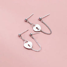 Load image into Gallery viewer, Double Piercing Earrings Lock Stainless Steel 3cm
