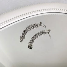 이미지를 갤러리 뷰어에 로드 , 한국 스타일 펑크 솔리드 3.8mm 스테인레스 스틸 청키 쿠바 체인 귀걸이 3cm
