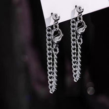 이미지를 갤러리 뷰어에 로드 , 한국 스테인레스 스틸 랍스터 클로 걸쇠 체인 귀걸이
