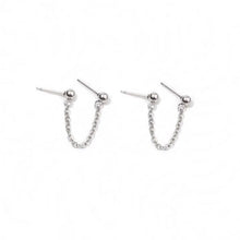 Load image into Gallery viewer, Surgical Steel Korean Fashion Short 2mm Cable Chain Earrings 2-2.5cm
