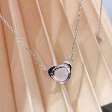 Load image into Gallery viewer, S925 Chain 14mm Irregular Heart Stainless Steel Pendant Punk Kpop Style 16-18 inches Necklace
