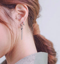 이미지를 갤러리 뷰어에 로드 , 한국 스테인레스 스틸 랍스터 클로 걸쇠 체인 귀걸이
