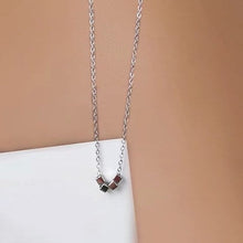 Load image into Gallery viewer, S925 Chain 4mm Steel Cube Moving Beads Necklace 16-18 Inches Spring Ring
