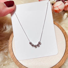 Load image into Gallery viewer, S925 4mm Moving Bead Cable Chain Necklace 16-18 Inches Spring Ring
