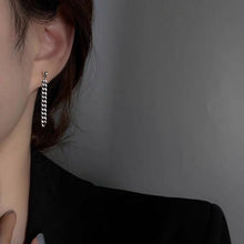 이미지를 갤러리 뷰어에 로드 , 한국식 스테인레스 스틸 청키 쿠바 체인 3.8mm 귀걸이 5cm
