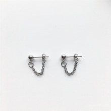 Load image into Gallery viewer, Mini 18K Gold Plated/ Surgical Steel Earrings 1.5cm Chain Earrings
