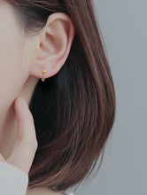 Load image into Gallery viewer, Mini 18K Gold Plated/ Surgical Steel Earrings 1.5cm Chain Earrings
