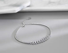이미지를 갤러리 뷰어에 로드 , 솔리드 스테인레스 스틸 5mm 청키 쿠바 체인 커브 체인 팔찌 6/7/8인치 익스텐더 포함
