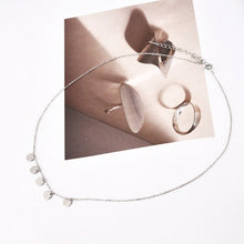 Load image into Gallery viewer, Korean Style Stainless Steel Cable Chain with 8mm Circle Charm Necklace 16-18 Inches
