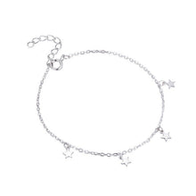 이미지를 갤러리 뷰어에 로드 , 스테인레스 스틸 케이블 체인 10mm 별 참 팔찌 6/7/8 인치 확장 스프링 링 포함
